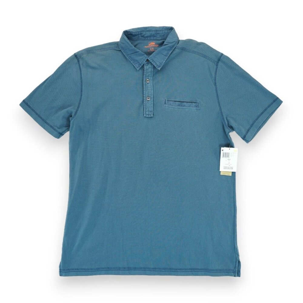 NWT Northwest Territory Men's Size Large Blue Polo Shirt Short Sleeve